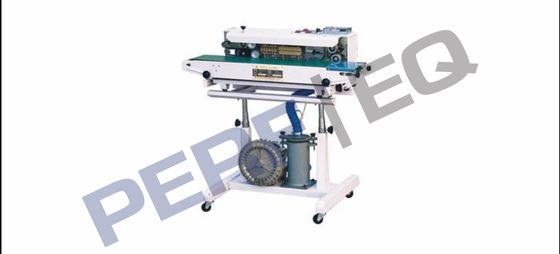 Horizontal continuous band sealer with gas pump