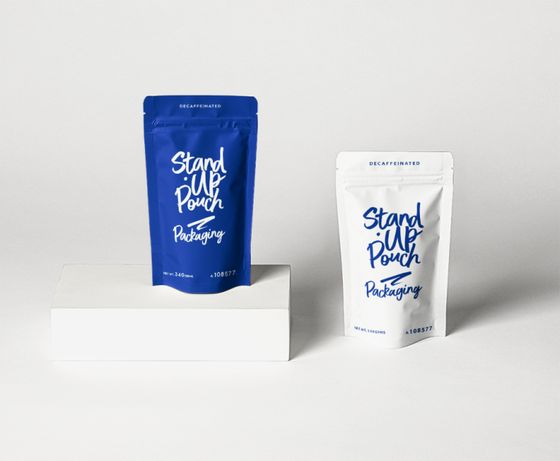 Two stand-up pouch packaging.